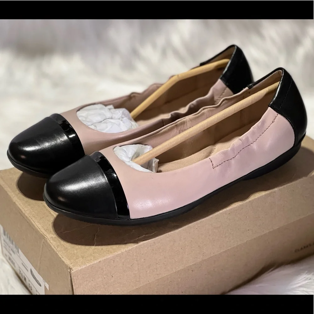 New Clarks Women's Gracelin Jenny Flat Nude Pink - Picture 6 of 14